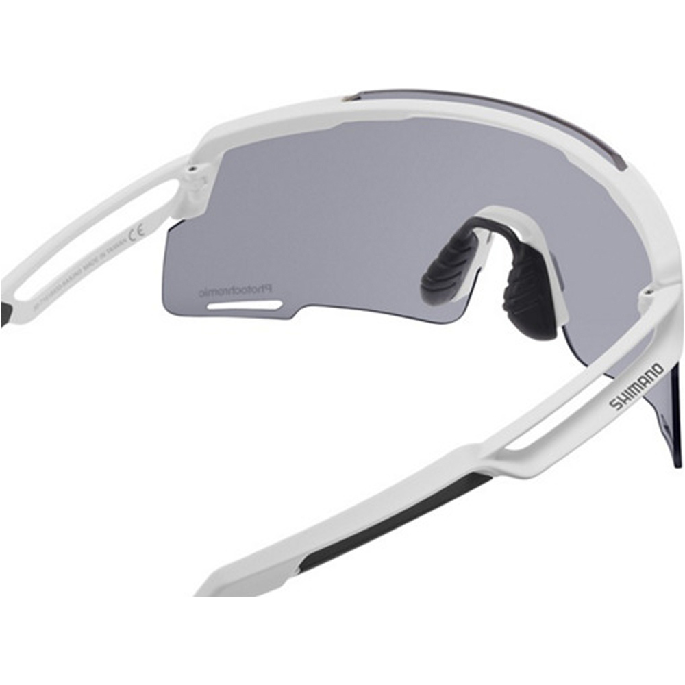 Shimano gafas ciclismo Eyewear EQNX5 Matte White, Photogromic 03