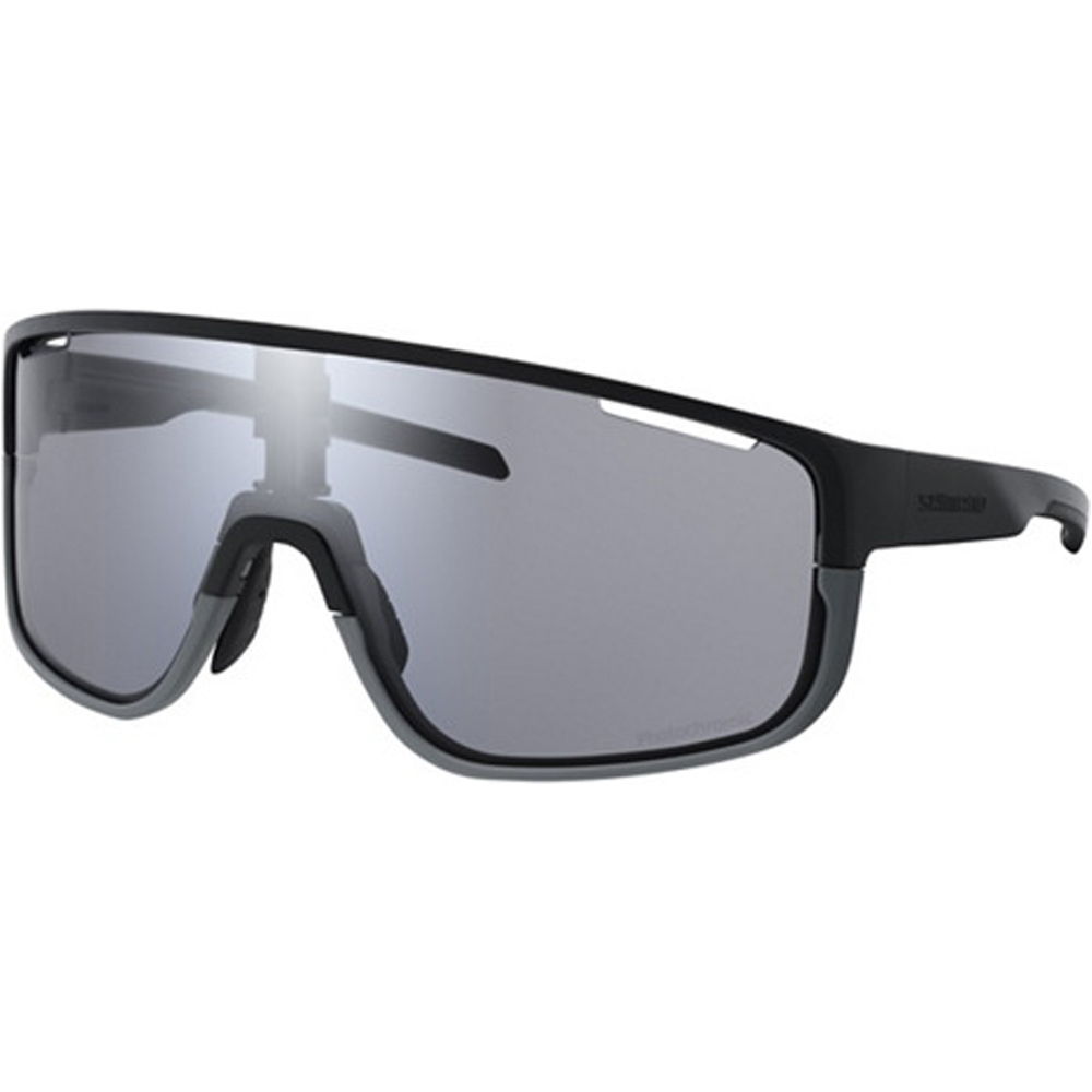 Shimano gafas ciclismo Eyewear PLSR3 Matte Black, Photochromic vista frontal