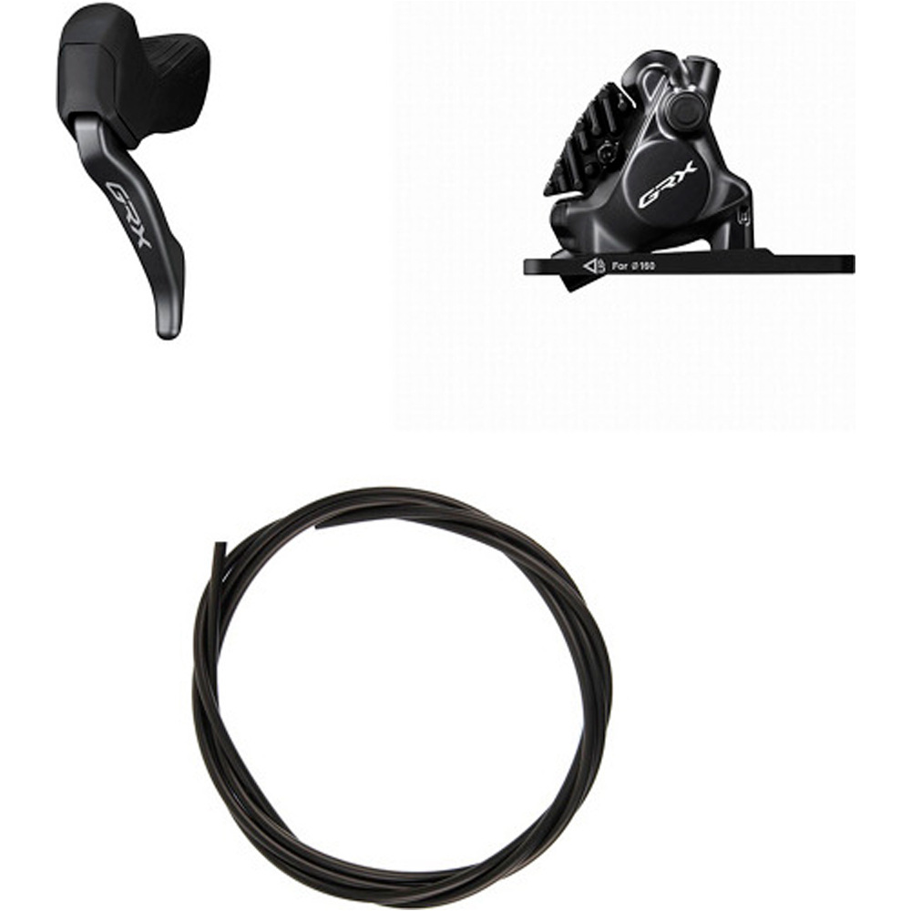 Shimano pastillas discos y accesorios freno Disc Brake Set Front Black vista frontal