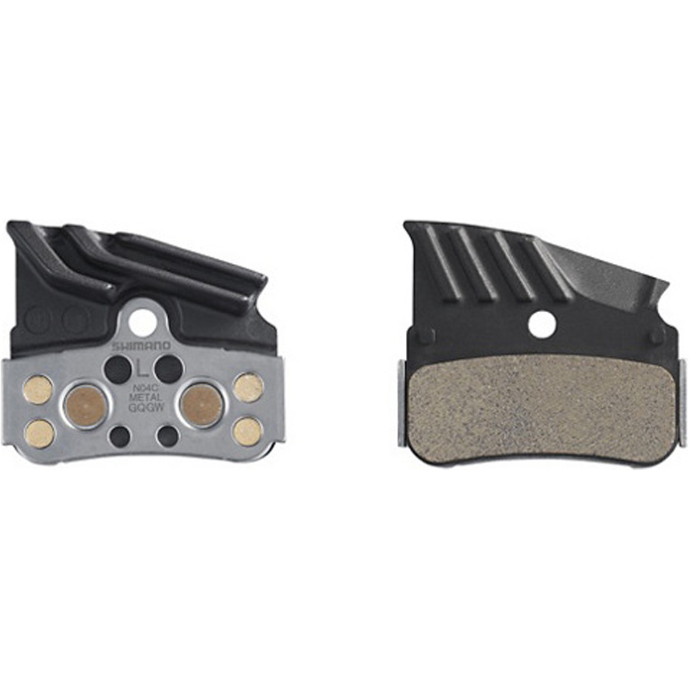 Shimano pastillas discos y accesorios freno Pastillas Freno Metal N04C vista frontal