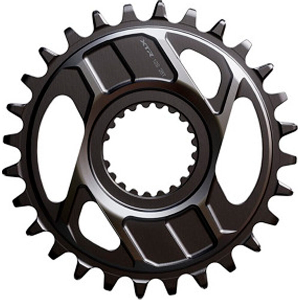 Shimano platos bicicleta carretra Chainring 28T XTR CRM96 vista frontal