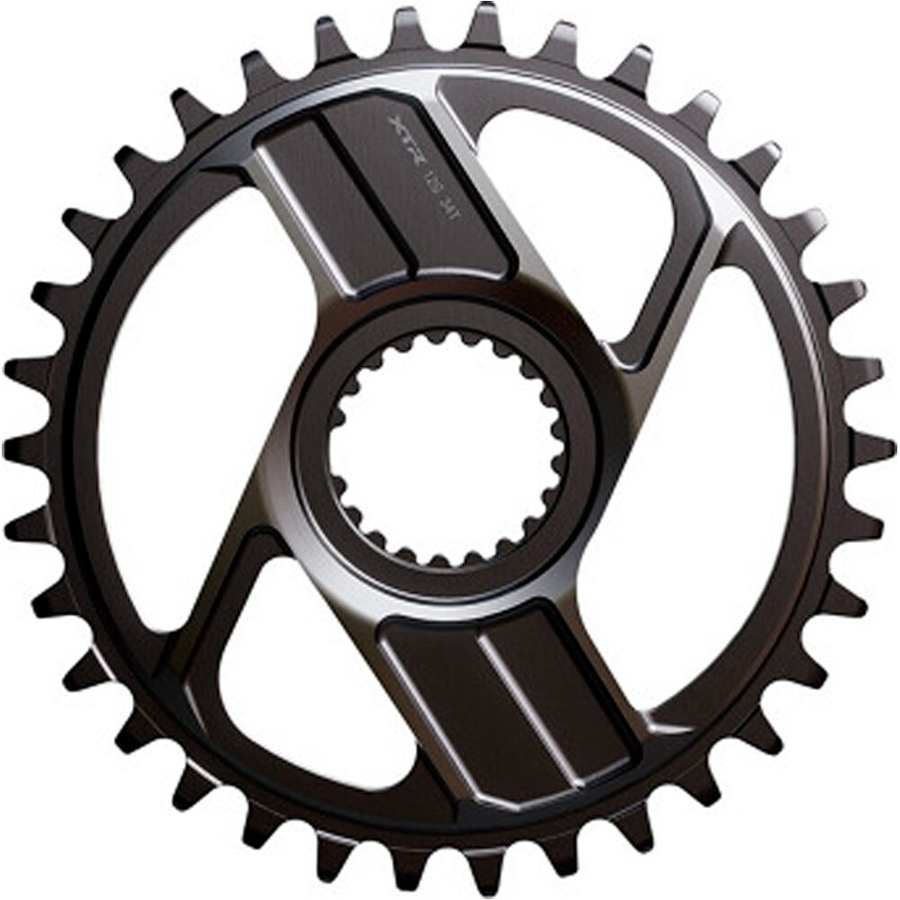 Shimano platos bicicleta carretra Chainring 34T XTR CRM96 vista frontal