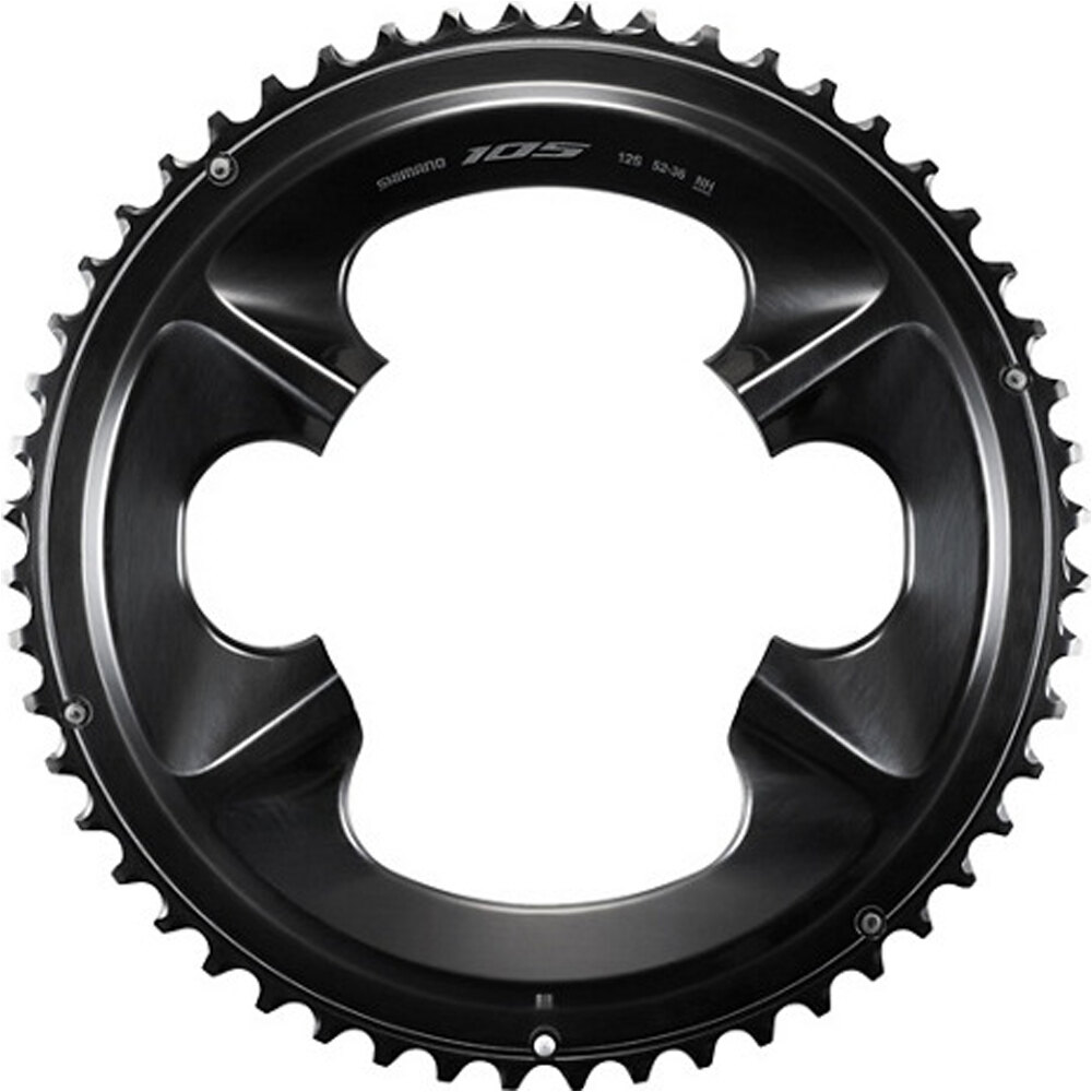 Shimano platos bicicleta carretra Chainring 52T-NH vista frontal