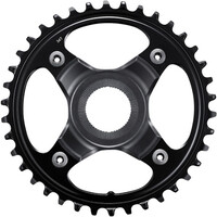 Shimano platos bicicleta carretra Plato 34D Negro 55mm STEPS vista frontal