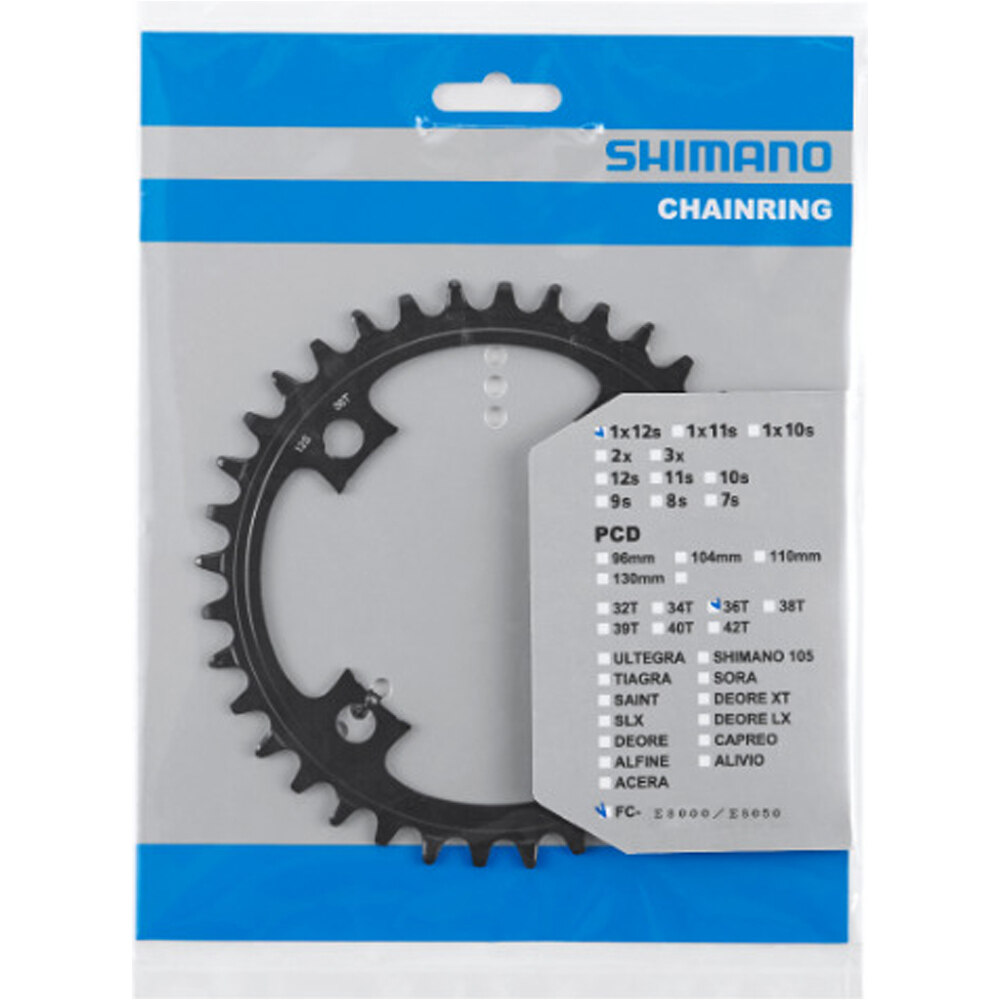 Shimano platos bicicleta carretra Plato 36D 01