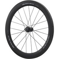 Shimano ruedas carretera Rueda Trasera R9200-C60 QR vista frontal