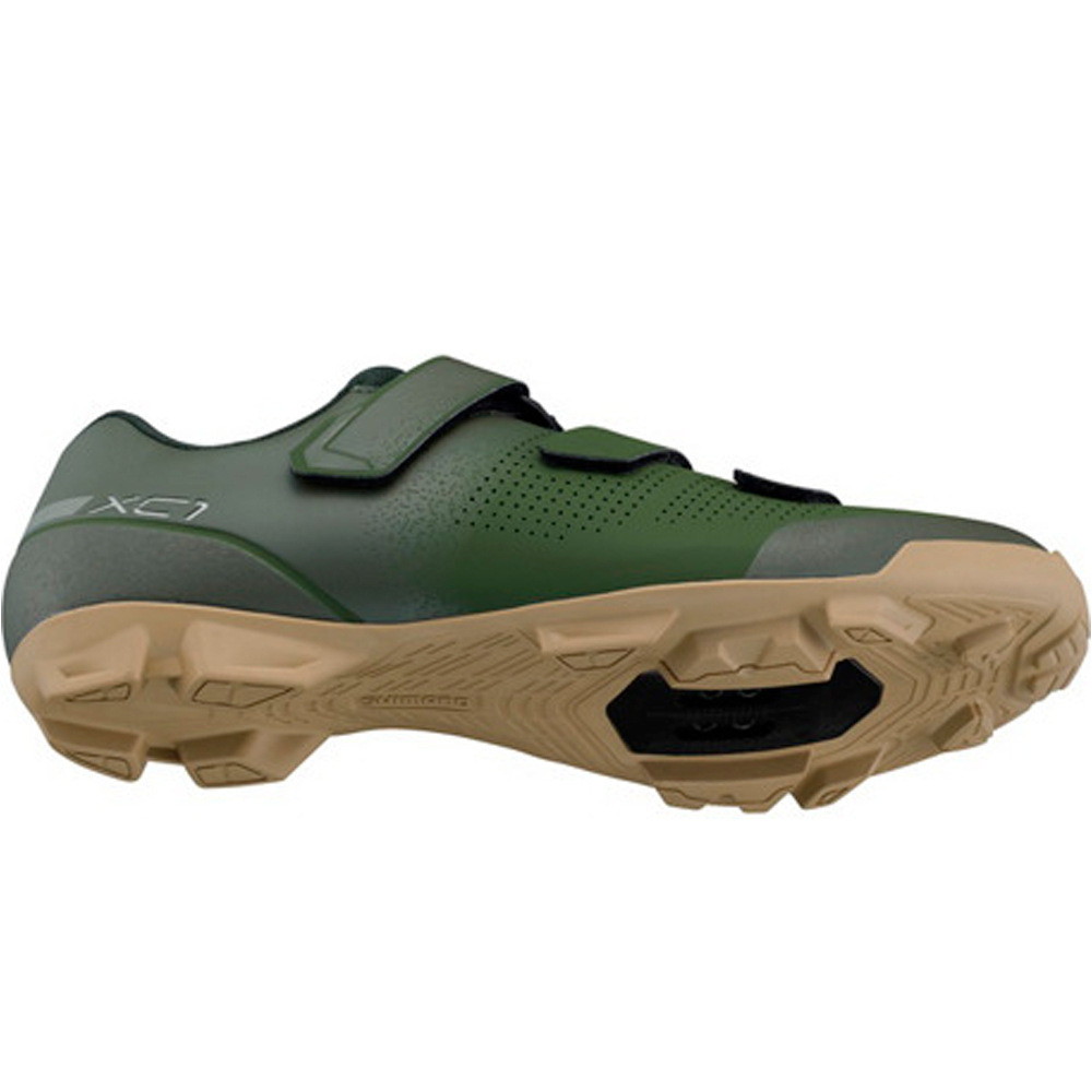 Shimano zapatillas mtb Bicycle Shoes XC102 vista trasera