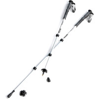 Silva bastón travesía montaña PAR-TREKKING POLES ALUMINUM telescpicos 3 secc vista frontal