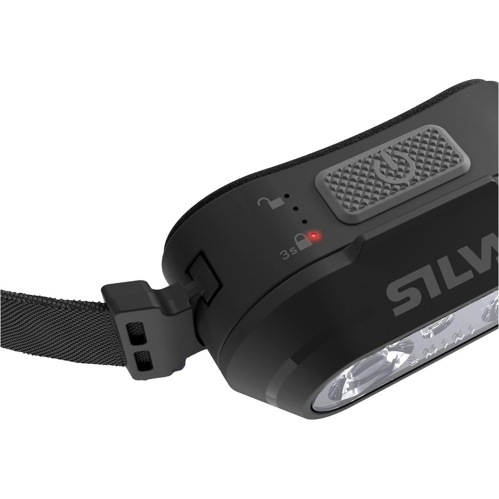 Silva frontal SMINI Black frontal 250 lm/IPX5/Li-Po 700 mAh/USB-C 10