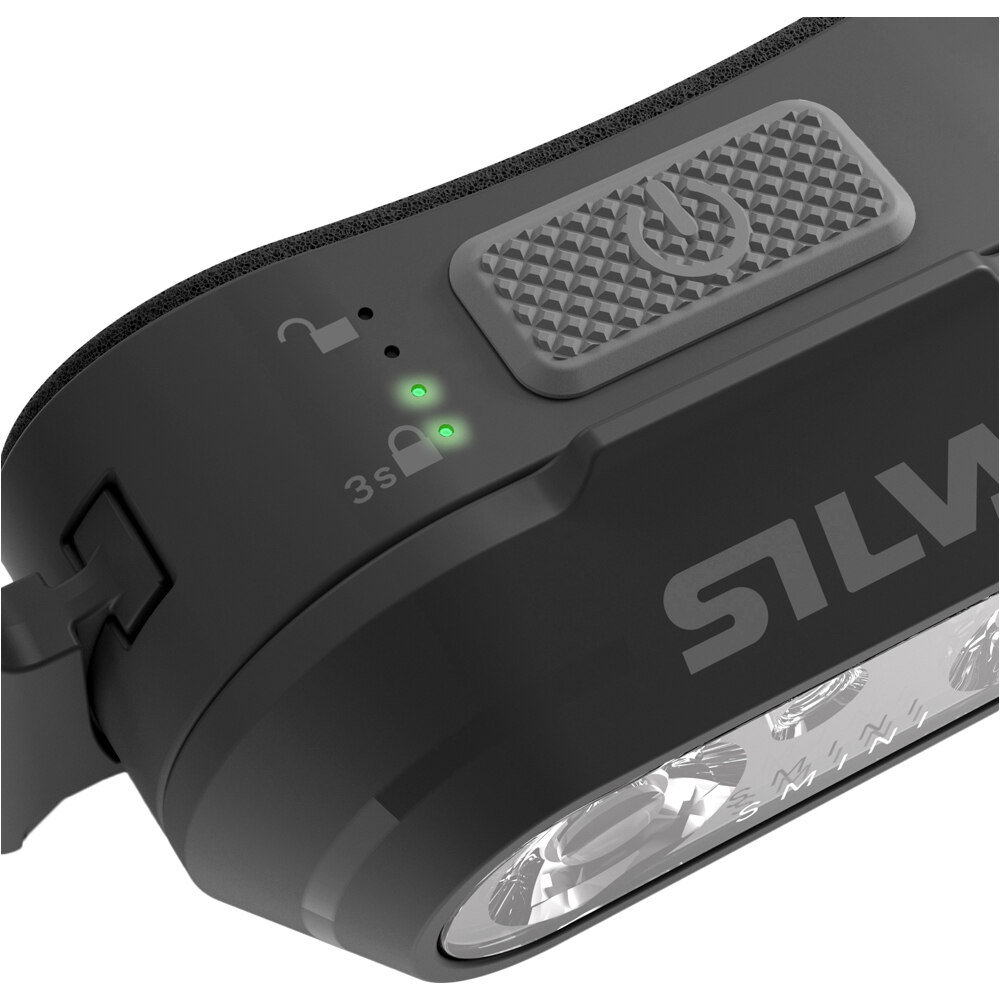 Silva frontal SMINI FLY Black frontal 250 lm/IPX5/Li-Po 700 mAh/USB-C 03