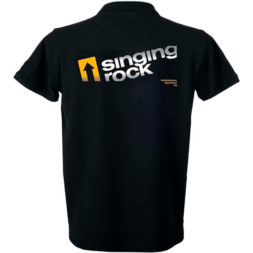 Singing Rock camiseta montaña manga corta hombre Polo SINGING PROFESSIONAL vista trasera