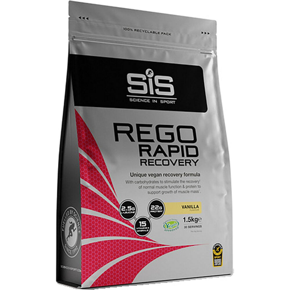 Sis Recuperacion Vanilla Powder 1.5kg vista frontal