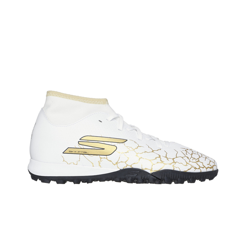 Skechers botas de futbol niño multitaco y terreno duro SKECHERS JR YOUTH TF lateral exterior