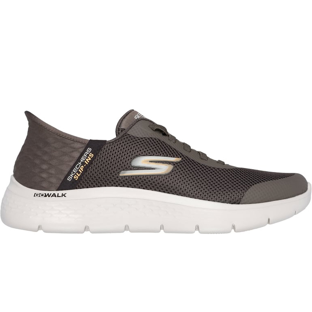 Skechers zapatilla cross training hombre GO WALK FLEX-HANDS UP lateral exterior