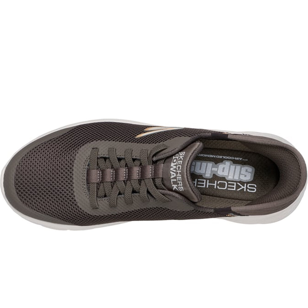 Skechers zapatilla cross training hombre GO WALK FLEX-HANDS UP vista superior