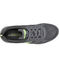 Skechers zapatilla cross training hombre TRACK - SYNTAC vista superior