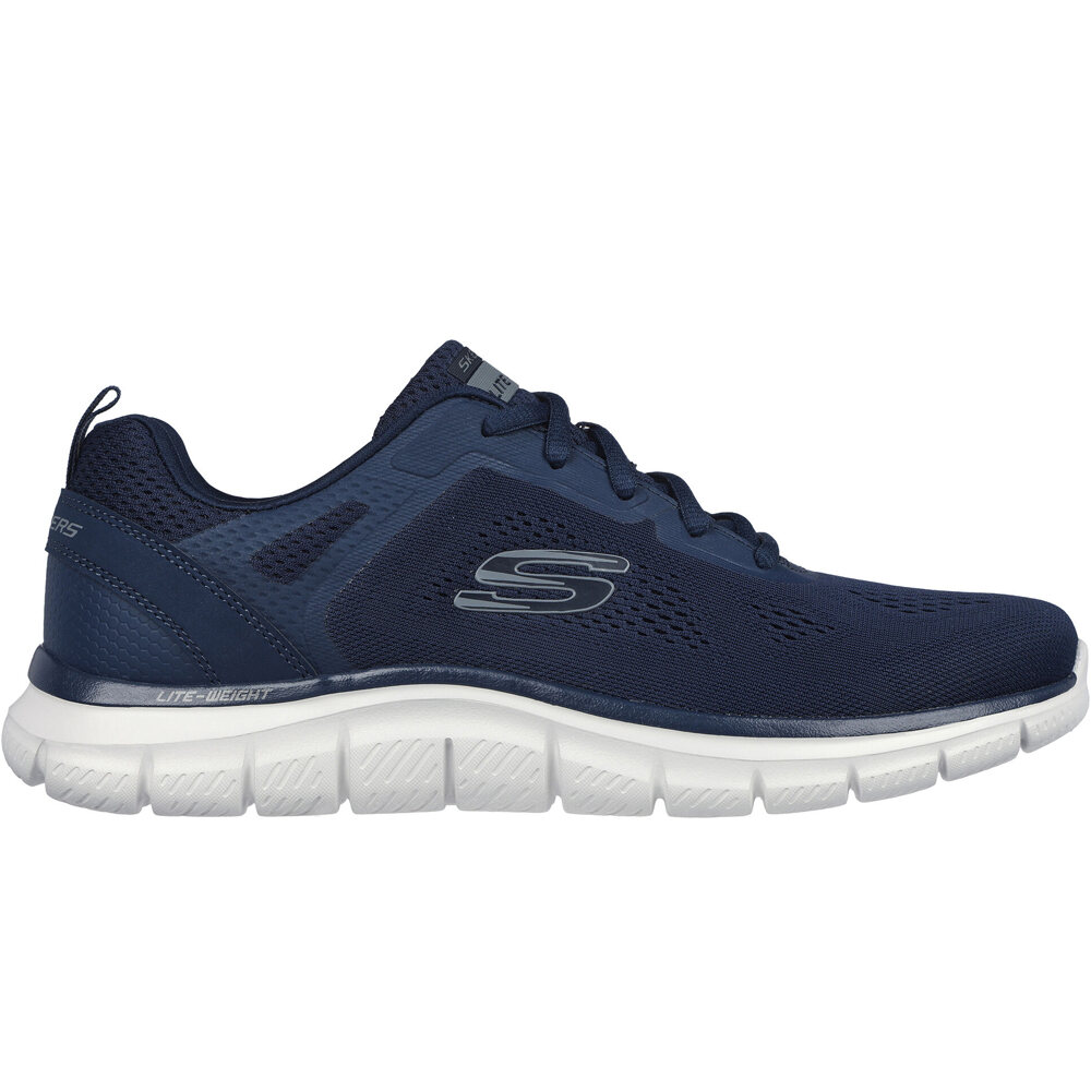 Skechers zapatilla cross training hombre TRACK-BROADER lateral exterior