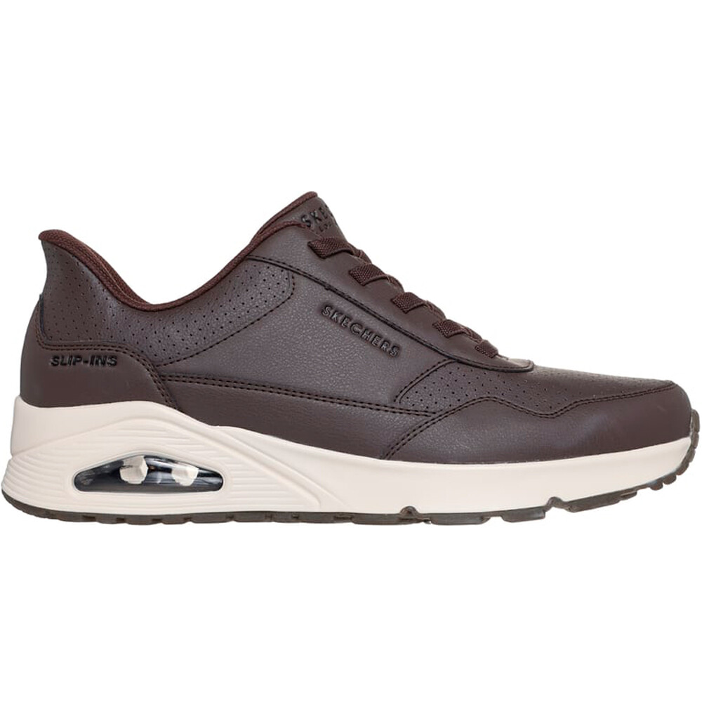 Skechers zapatilla cross training hombre UNO-BANKSIA LUXE lateral exterior