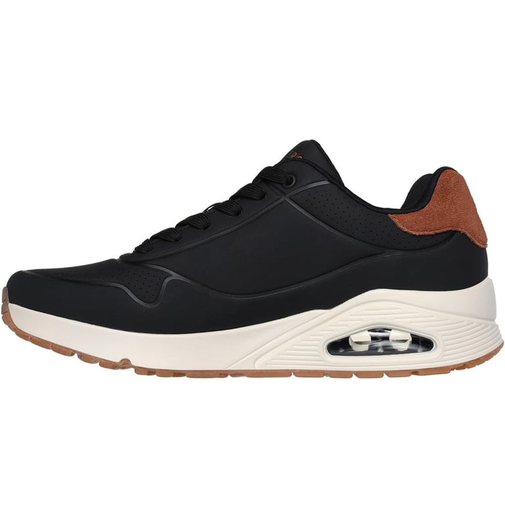 Skechers zapatilla moda hombre UNO - SUITED ON AIR puntera