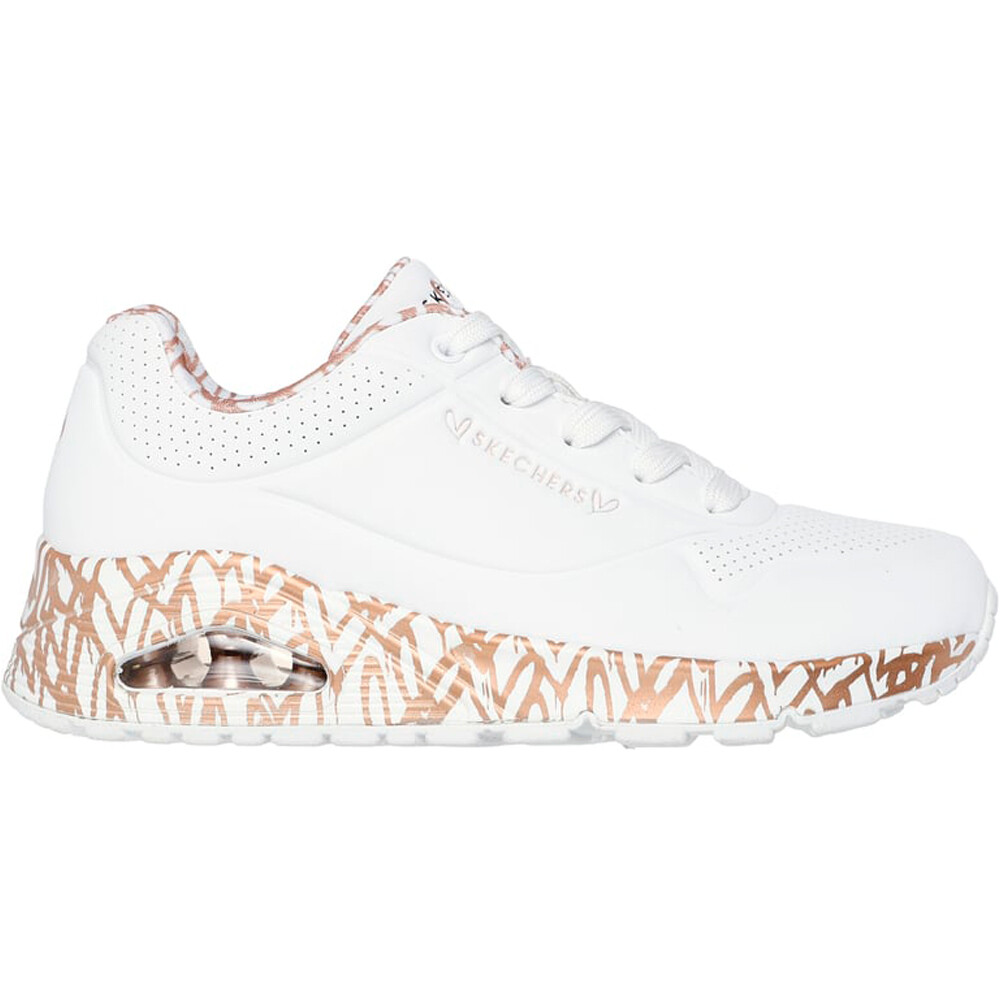 Skechers zapatilla moda mujer UNO - LOVING LOVE lateral exterior