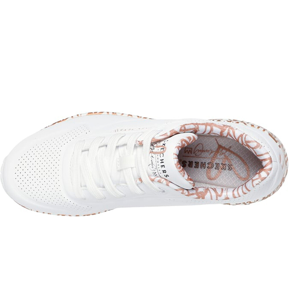 Skechers zapatilla moda mujer UNO - LOVING LOVE vista superior