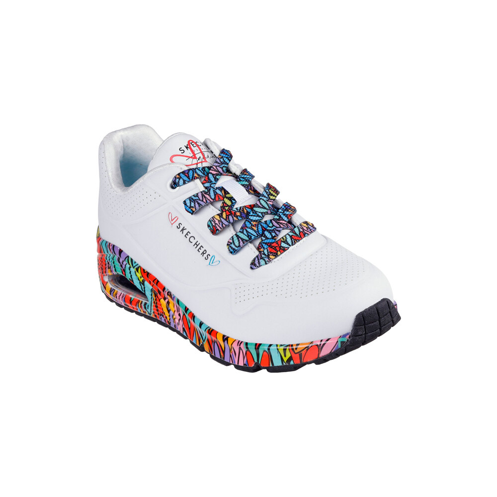 Skechers zapatilla moda mujer UNO lateral interior