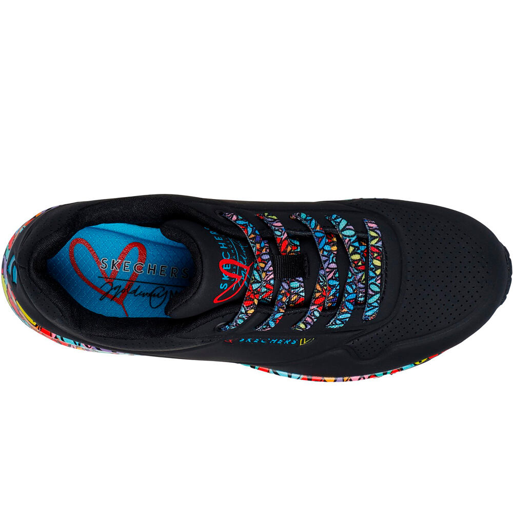 Skechers zapatilla moda mujer UNO vista superior