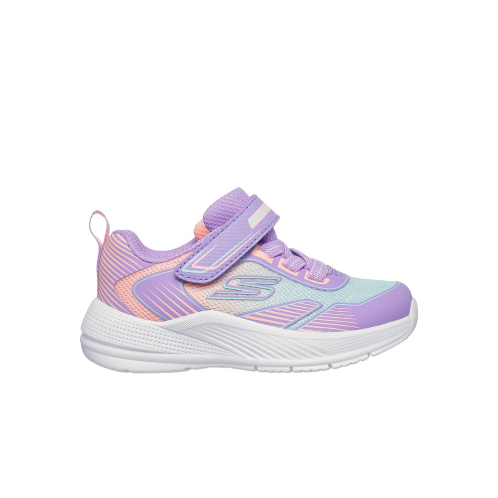 Skechers zapatilla multideporte bebe MICROSPEC ADVANCE - OASIS POI lateral exterior