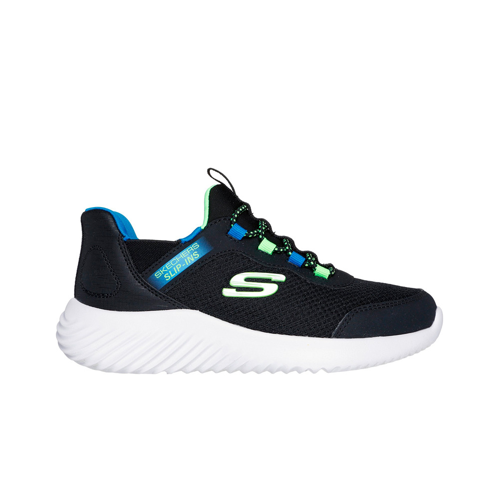 Skechers zapatilla multideporte niño BOUNDER lateral exterior