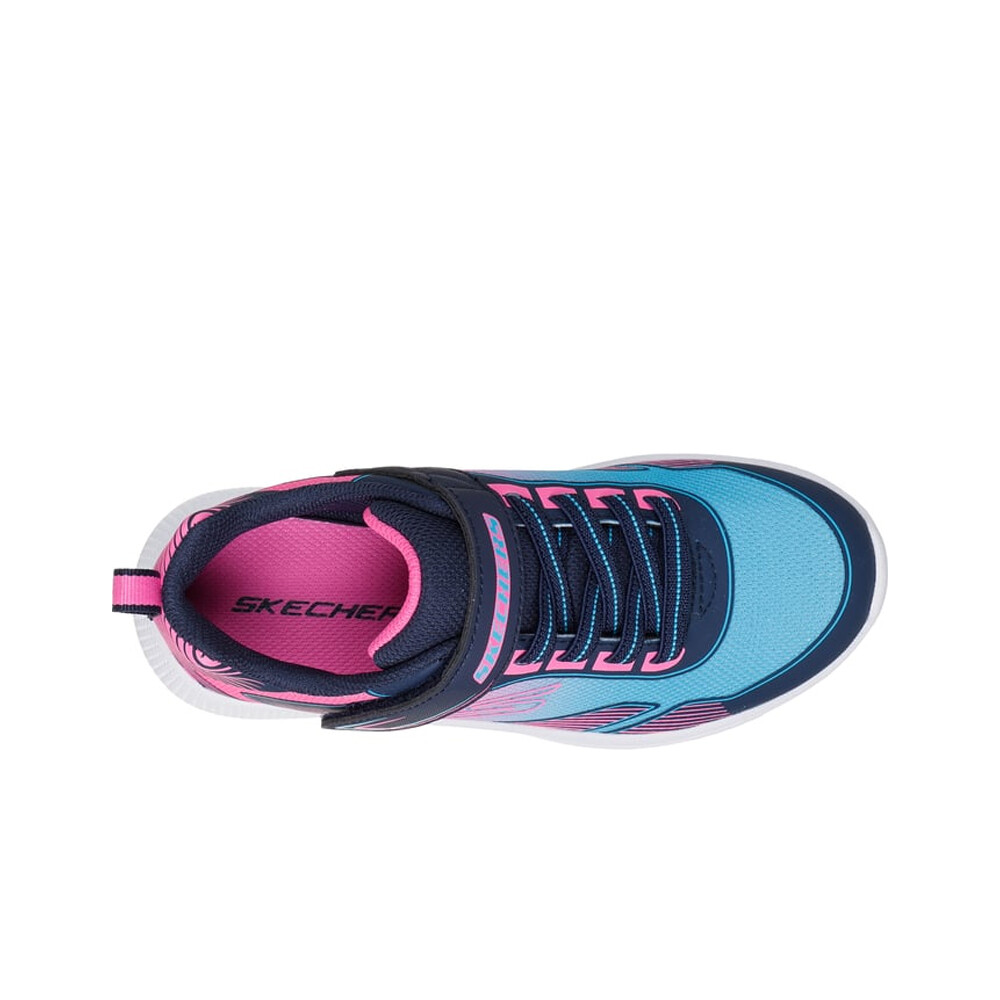 Skechers zapatilla multideporte niño MICROSPEC ADVANCE - OASIS POI vista superior