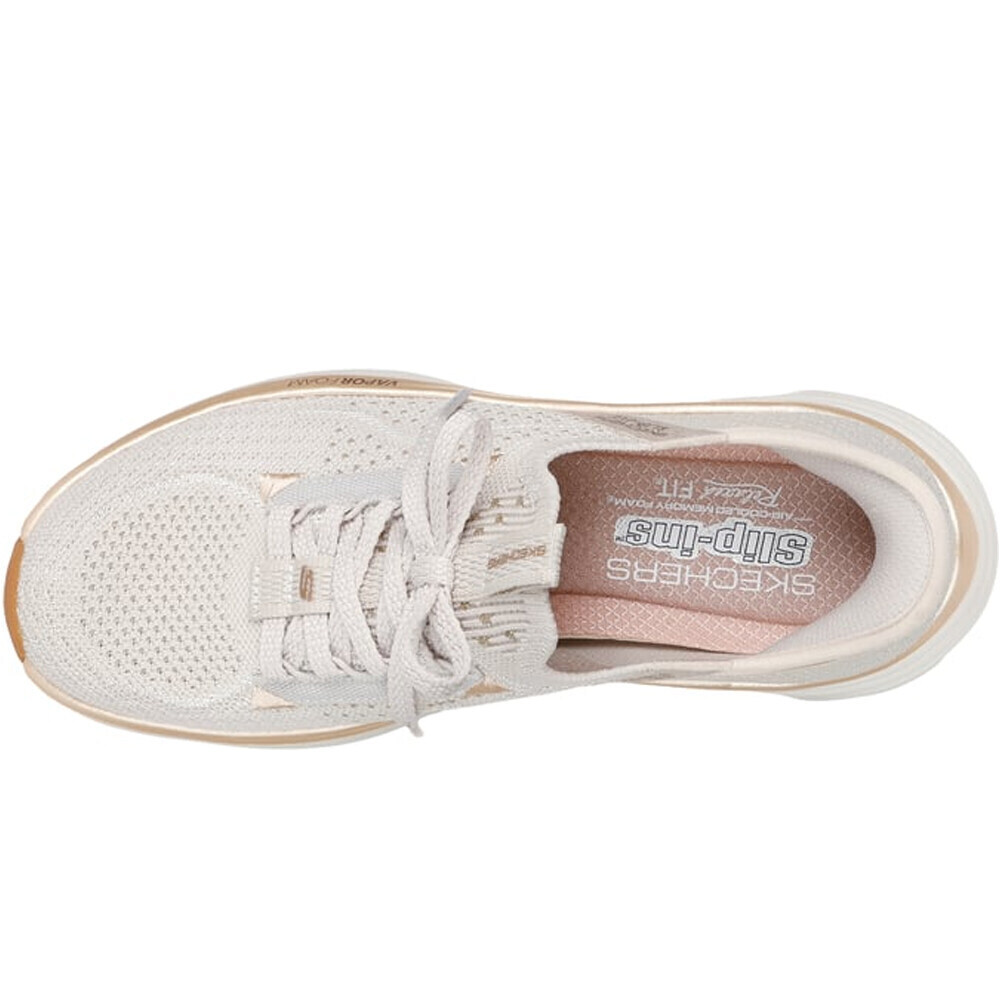 Skechers zapatillas fitness mujer DLUX VAPOR-EVENING GLOW vista superior
