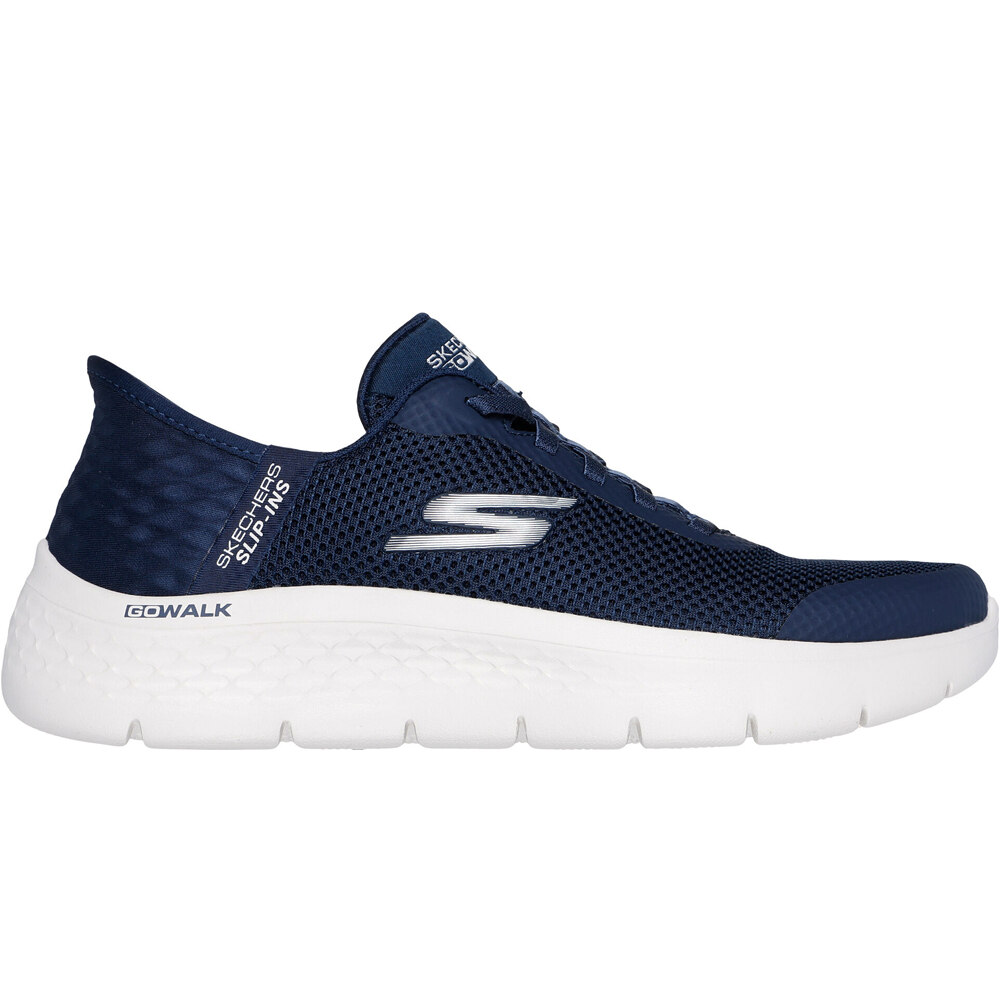 Skechers zapatillas fitness mujer GO WALK FLEX - GRAND ENTRY lateral exterior