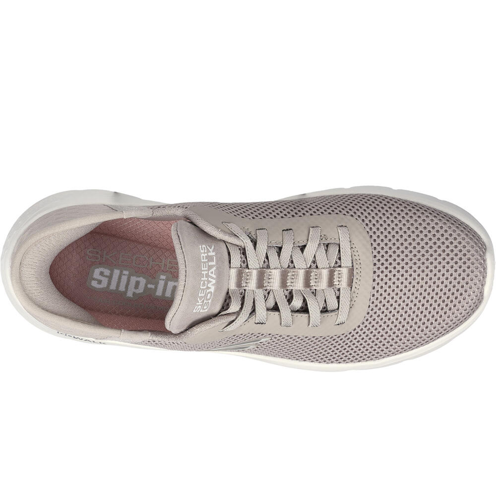 Skechers zapatillas fitness mujer GO WALK FLEX - GRAND ENTRY vista superior