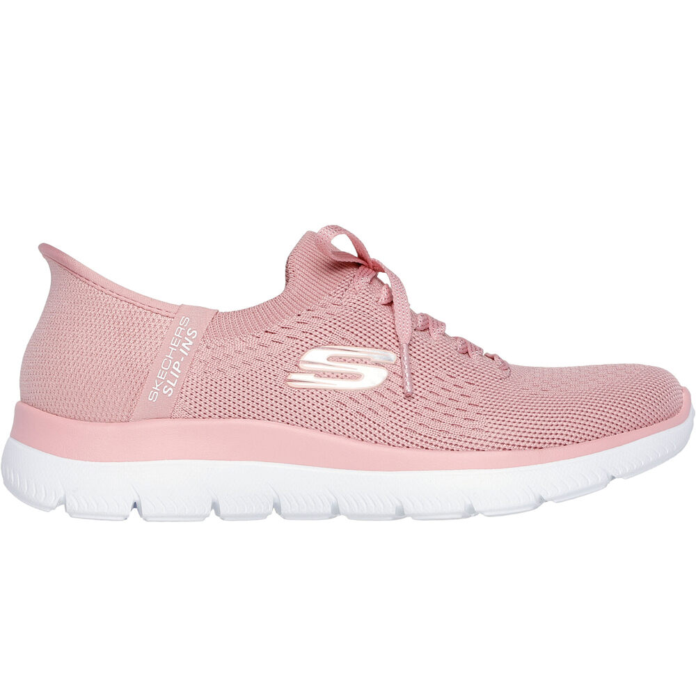 Skechers zapatillas fitness mujer SUMMITS lateral exterior