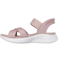Skechers zueco mujer ULTRA FLEX 3.0 SANDAL - NEVER puntera