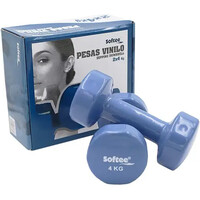Softee mancuernas JUEGO PESAS VINILO SOFTEE 4Kg vista frontal