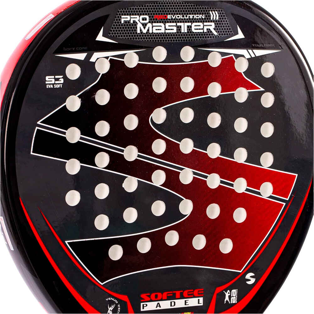 Softee pala pádel adulto PALA PRO MASTER EVORUTION RED 04