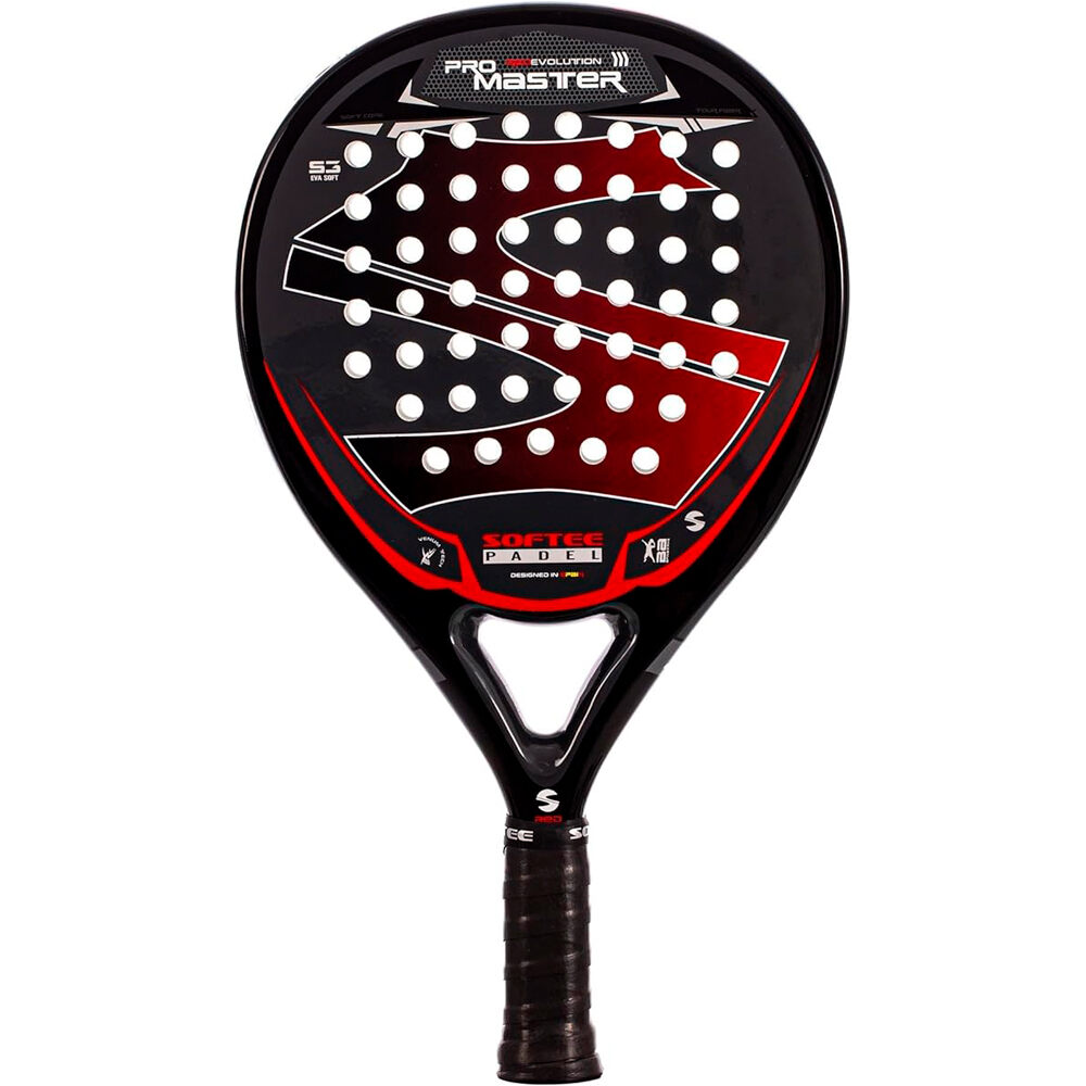 Softee pala pádel adulto PALA PRO MASTER EVORUTION RED vista frontal