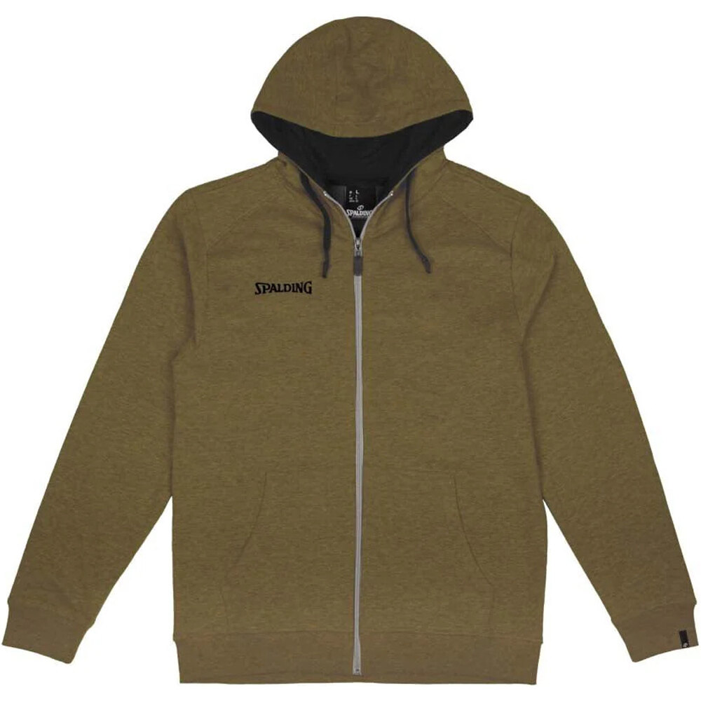 Spalding sudadera baloncesto Flow Hoody Zipper Jacket vista frontal