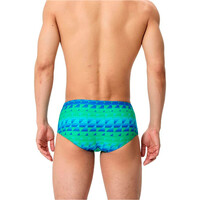 Speedo bañador natación hombre Male Printed 13.5cm Brief vista trasera