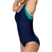 Speedo bañador natación mujer Colorblock Racerback One Piece vista detalle