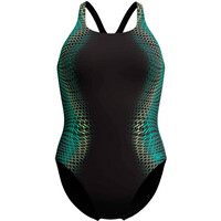 Speedo bañador natación mujer Digital Printed Medalist 1 Piece vista frontal