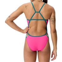 Speedo bañador natación mujer Female Placement Printed Powerback vista trasera