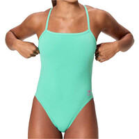 Speedo bañador natación mujer Female Solid V-Back 2.0 vista frontal