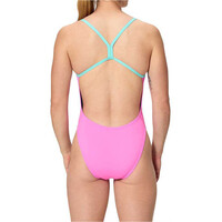 Speedo bañador natación mujer Female Solid V-Back 2.0 vista trasera