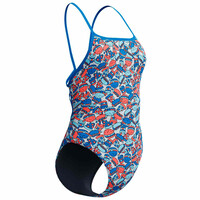 Speedo bañador natación mujer FL Printed Web Back 03