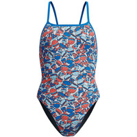 Speedo bañador natación mujer FL Printed Web Back vista frontal
