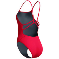 Speedo bañador natación mujer FL Solid Web Back vista detalle