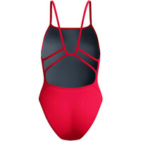 Speedo bañador natación mujer FL Solid Web Back vista trasera
