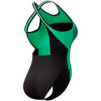 Speedo bañador natación mujer High Neck Splice Cross back Swimsuit vista detalle